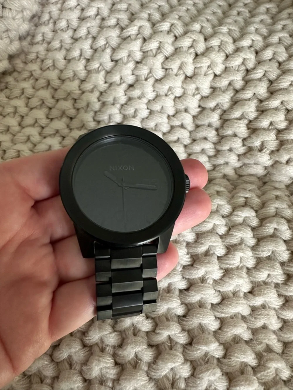 Nixon The Corporal Black Stainless Steel Watch